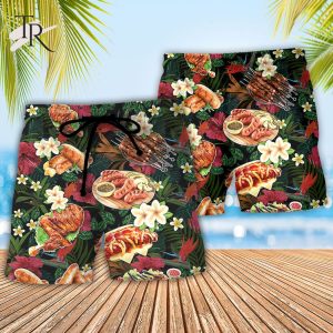 Barbecue Funny I Want A Hot Body But I Also Want BBQ – Hawaiian Shirt