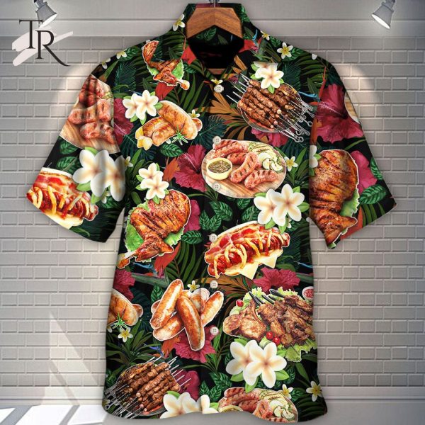 Barbecue Funny I Want A Hot Body But I Also Want BBQ – Hawaiian Shirt