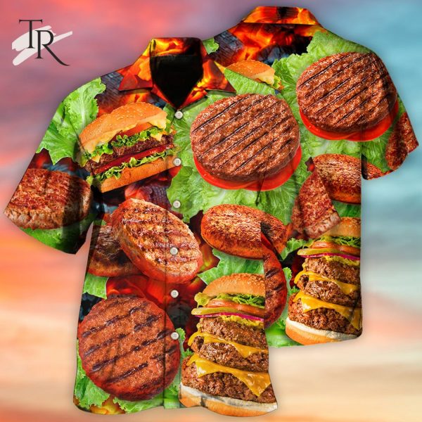 BBQ Hamburger Patties BBQ Style – Hawaiian Shirt