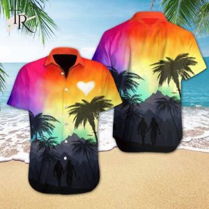 Lgbt Heart Hawaiian Shirts Aloha Hawaii Shirt Aloha Shirt For Summer
