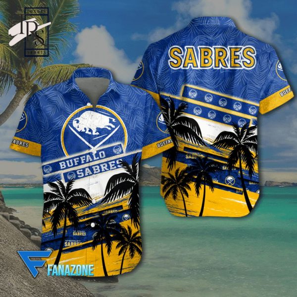 NHL Buffalo Sabres Coconut Tree Beach Aloha Shirt