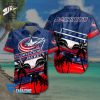 NHL Colorado Avalanche Coconut Tree Beach Aloha Shirt