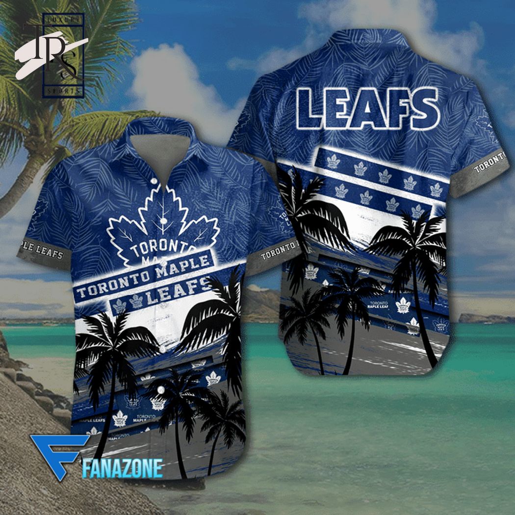 Toronto Maple Leafs NHL Flower Hawaiian Shirt Style Gift For Men