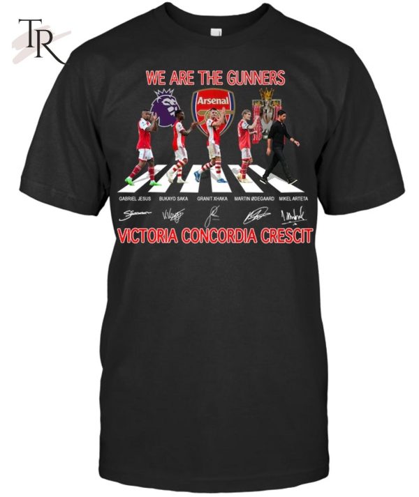 We Are The Gunners Victoria Concordia Crescit T-Shirt – Limited Edition