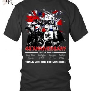 48th Anniversary 1975 – 2023 Sex Pistols Thank You For The Memories T-Shirt – Limited Edition