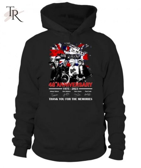 48th Anniversary 1975 – 2023 Sex Pistols Thank You For The Memories T-Shirt – Limited Edition