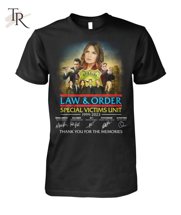 Law & Order Special Victims Unit 1999 – 2023 Thank You For The Memories T-Shirt – Limited Edition