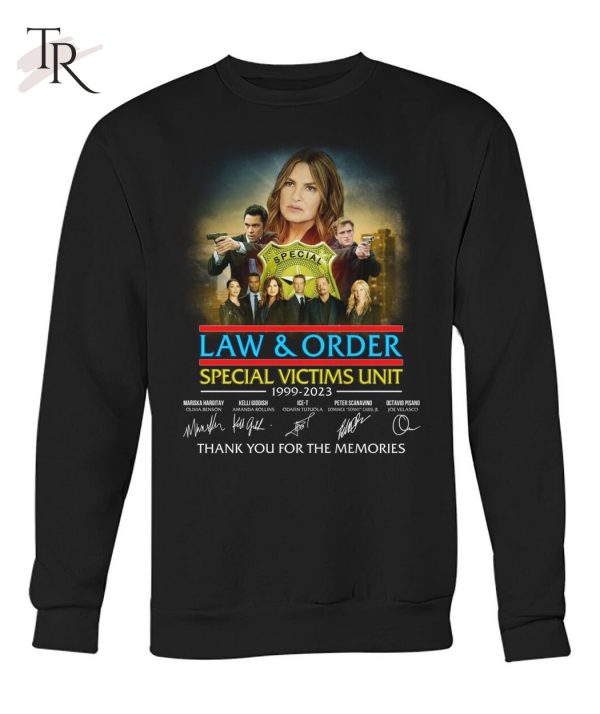 Law & Order Special Victims Unit 1999 – 2023 Thank You For The Memories T-Shirt – Limited Edition