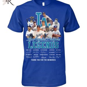 MLB Los Angeles Dodgers Legends Thank You For The Memories T-Shirt – Limited Edition