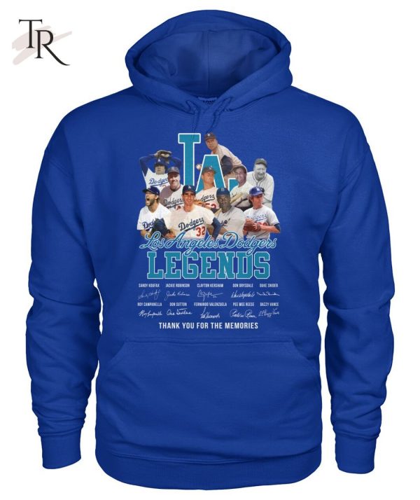 MLB Los Angeles Dodgers Legends Thank You For The Memories T-Shirt – Limited Edition