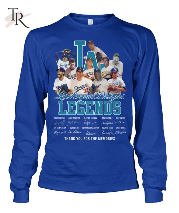 MLB Los Angeles Dodgers Legends Thank You For The Memories T-Shirt – Limited Edition