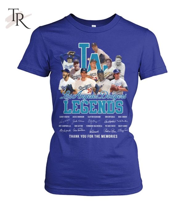 MLB Los Angeles Dodgers Legends Thank You For The Memories T-Shirt – Limited Edition