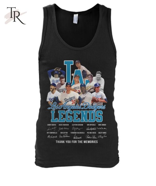 MLB Los Angeles Dodgers Legends Thank You For The Memories T-Shirt – Limited Edition