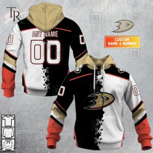 Custom Name And Number NHL Anaheim Ducks Mix Jersey 2023 Tshirt