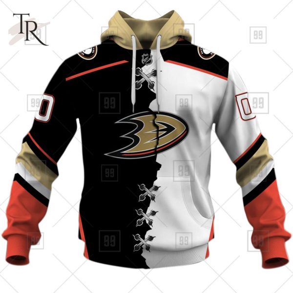 Personalized NHL Anaheim Ducks Camo Military Appreciation Team Authentic  Custom Practice Jersey Hoodie 3D - Torunstyle