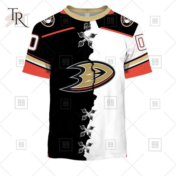 Anaheim Ducks And Zombie All Over Print 3D Polo Shirt