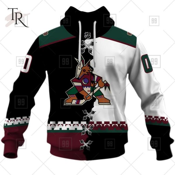Custom Name And Number NHL Arizona Coyotes Mix Jersey 2023 Tshirt