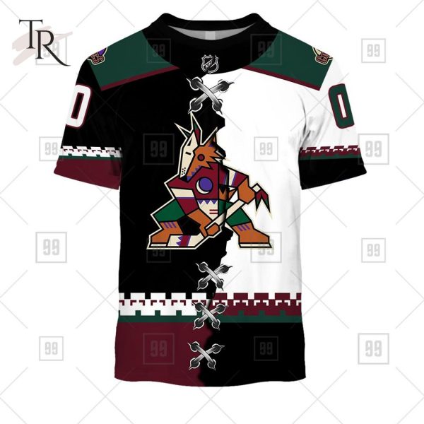 Custom Name And Number NHL Arizona Coyotes Shirt Sweatshirt Hoodie 3D -  Bring Your Ideas, Thoughts And Imaginations Into Reality Today