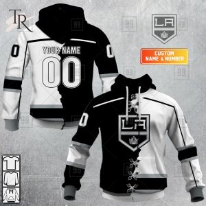 Custom Name And Number NHL Los Angeles Kings Mix Jersey 2023 Tshirt