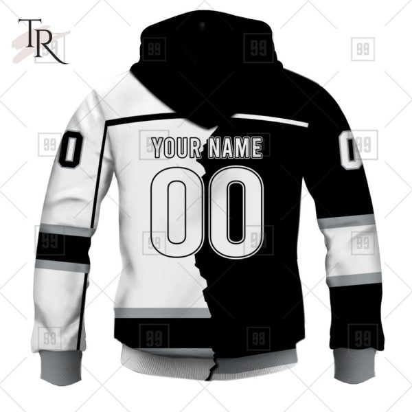 Custom Name And Number NHL Los Angeles Kings Mix Jersey 2023 Tshirt