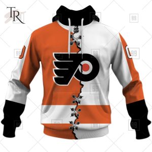Custom Name And Number NHL Philadelphia Flyers Mix Jersey 2023 Tshirt
