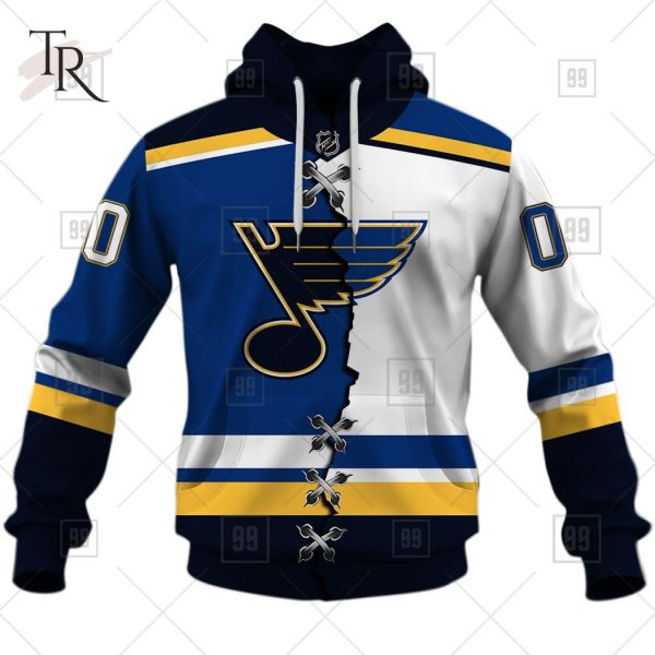 Personalized NHL St. Louis Blues Breast Cancer Awareness Paisley Hockey  Jersey - LIMITED EDITION