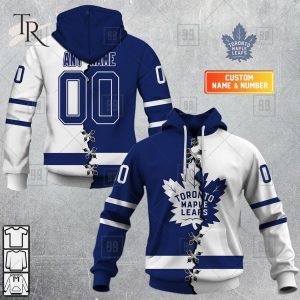Custom Name And Number NHL Toronto Maple Leafs Mix Jersey 2023 Tshirt