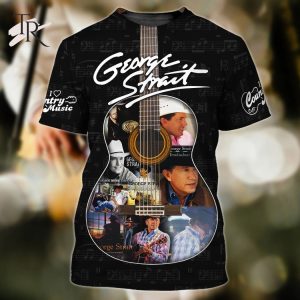 George Strait Guitar 3D Shirts