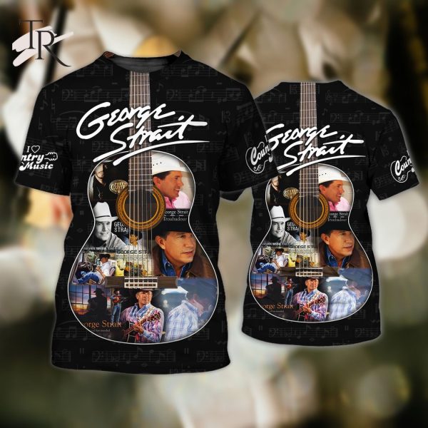 George Strait Guitar 3D Shirts