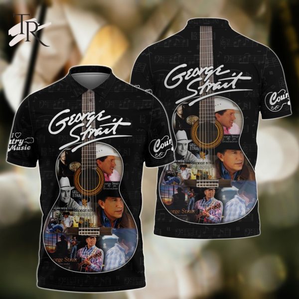 George Strait Guitar 3D Shirts