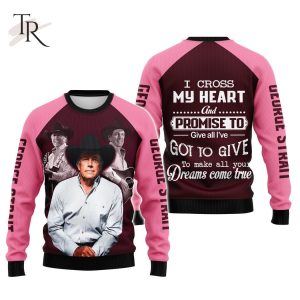 George Strait I Cross My Heart Pink 3D Shirts