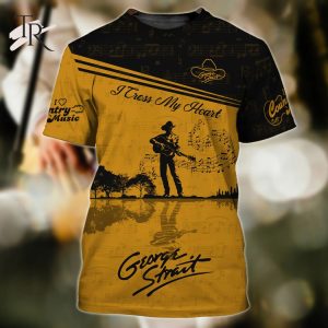 George Strait I Cross My Heart Yellow Country Music 3D Shirts