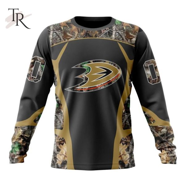 Personalized NHL Anaheim Ducks Special Camo Hunting Design Tshirts