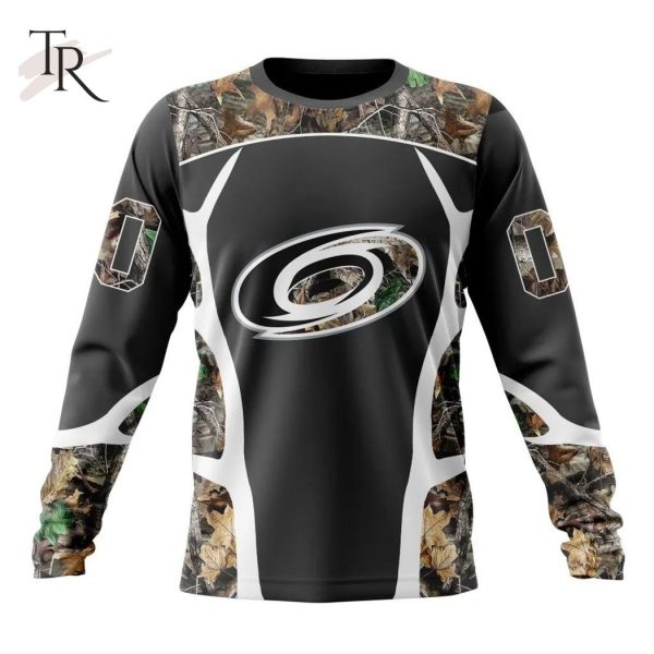 Personalized NHL Carolina Hurricanes Special Camo Hunting Design Tshirts