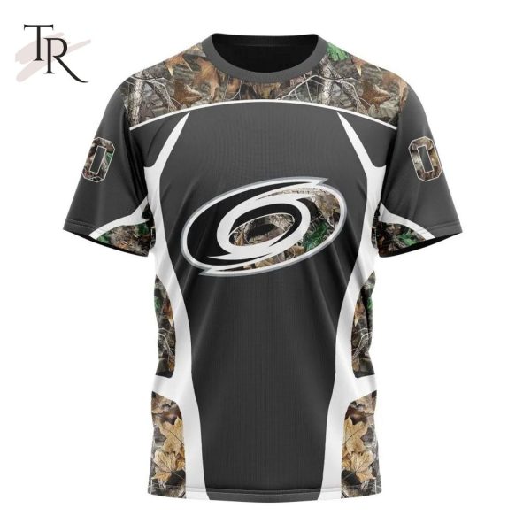 Personalized NHL Carolina Hurricanes Special Camo Hunting Design Tshirts