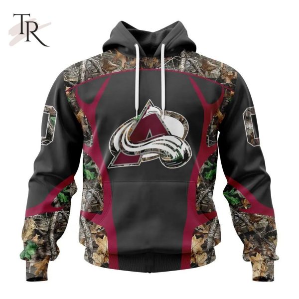 Personalized NHL Colorado Avalanche Special Camo Hunting Design Tshirts