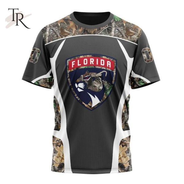 Personalized NHL Florida Panthers Special Camo Hunting Design Tshirts