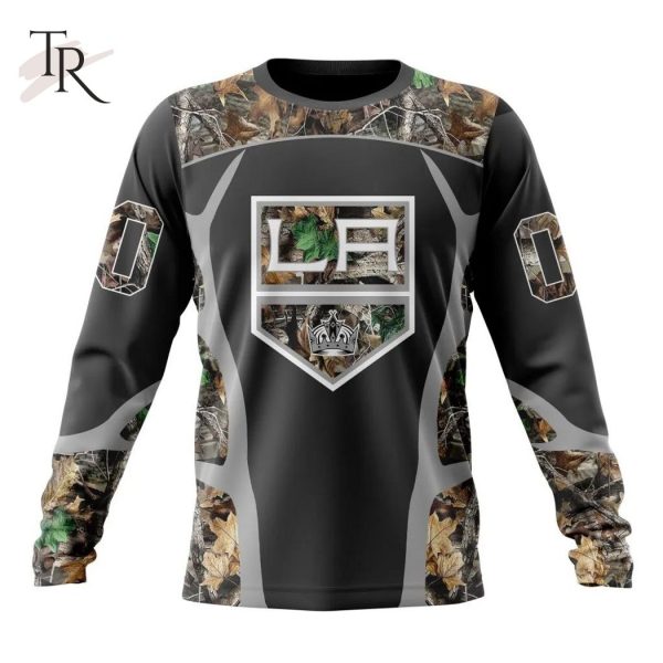 Personalized NHL Los Angeles Kings Special Camo Hunting Design Tshirts