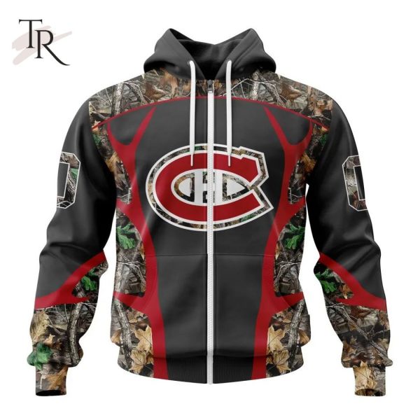 Personalized NHL Montreal Canadiens Special Camo Hunting Design Tshirts
