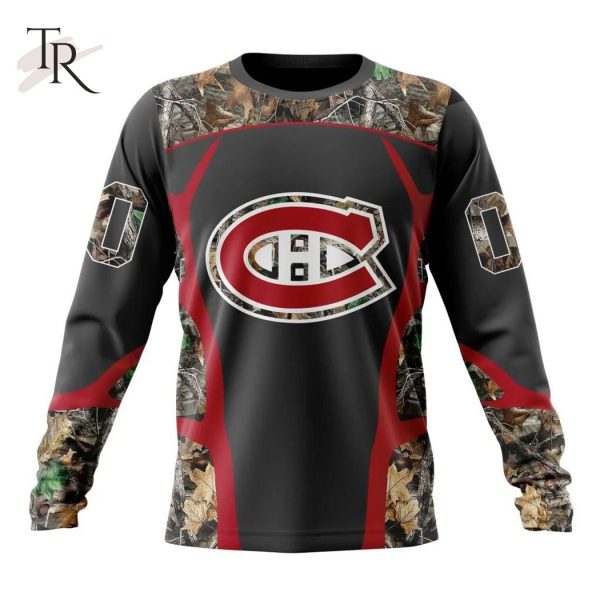 Personalized NHL Montreal Canadiens Special Camo Hunting Design Tshirts