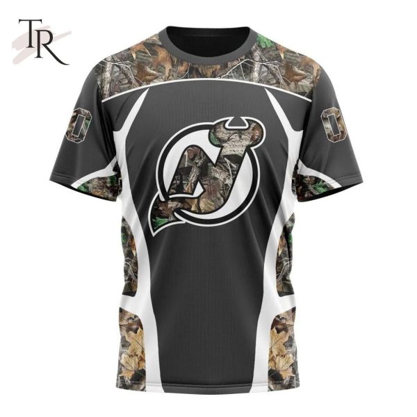 Personalized NHL New Jersey Devils Special Camo Hunting Design Tshirts