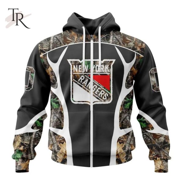 Personalized NHL New York Rangers Special Camo Hunting Design Tshirts