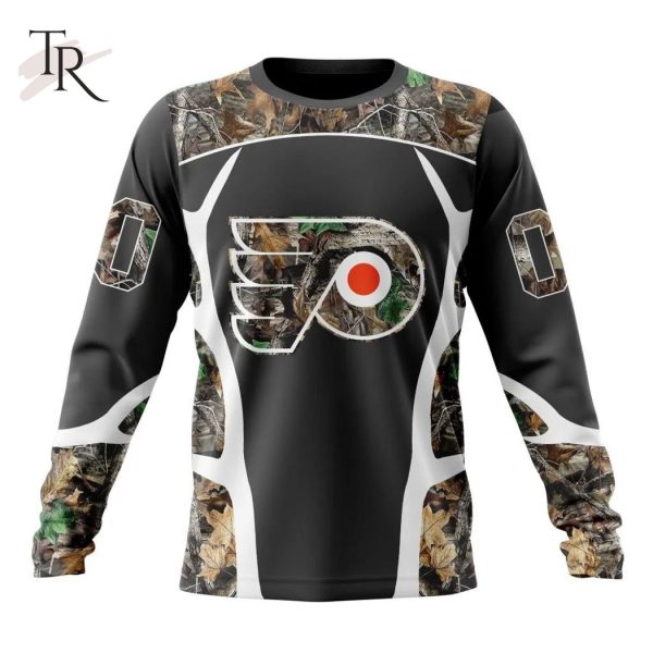 Personalized NHL Philadelphia Flyers Special Camo Hunting Design Tshirts