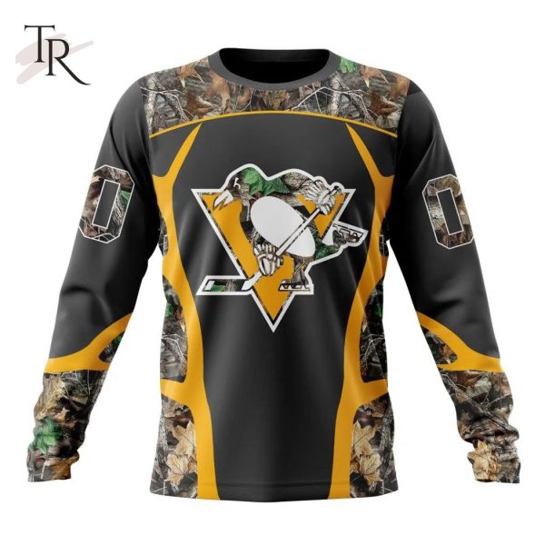 Personalized NHL Pittsburgh Penguins Special Camo Hunting Design Tshirts
