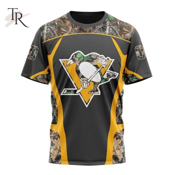 Personalized NHL Pittsburgh Penguins Special Camo Hunting Design Tshirts