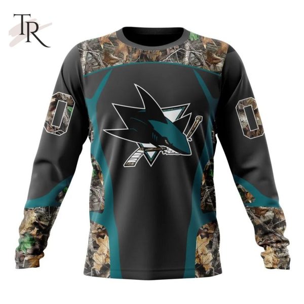 Personalized NHL San Jose Sharks Special Camo Hunting Design Tshirts