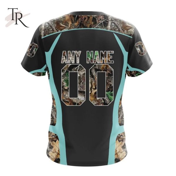 Personalized NHL Seattle Kraken Special Camo Hunting Design Tshirts
