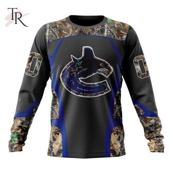 Personalized NHL Vancouver Canucks Special Camo Hunting Design Tshirts