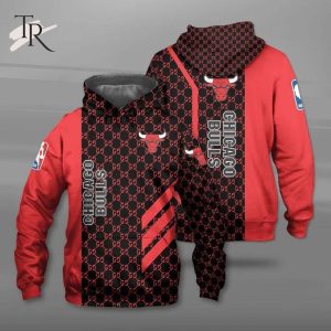 Chicago Bulls Gucci Red Men And Women 3D Full Printing Pullover Hoodie Luxury Hoodie Outfit For Fall Outfit