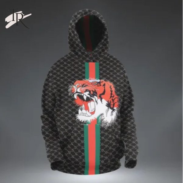 Gucci Black Tiger Hoodie Luxury Clothing Clothes Outfit For Men Women Luxury Hoodie Outfit For Fall Outfit
